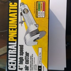 Central pneumatic 4" high speed air cutter new